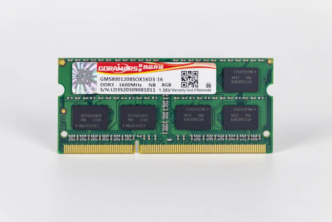 晶禾劲芯  NB DDR3 1600 4GB/8GB